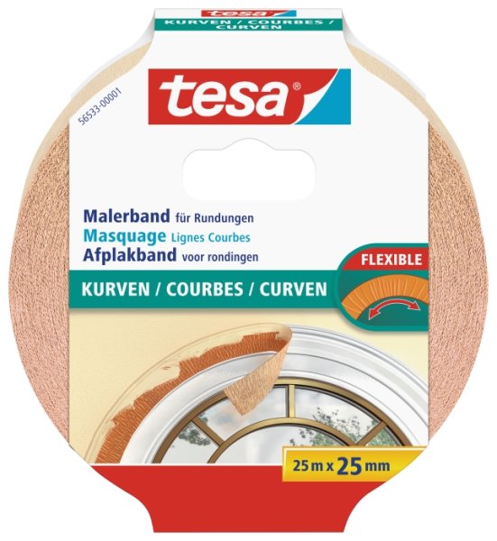 Tesa Malerband KURVEN 25m x 25mm