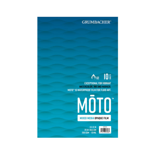 Moto Mixed Media Pad, 200g, 10 Bl.,KL 22,9x30,5cm, 9" x 12"