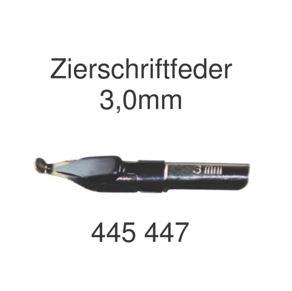 AMI Zierschriftfeder 3,0mm,  5 Stck.