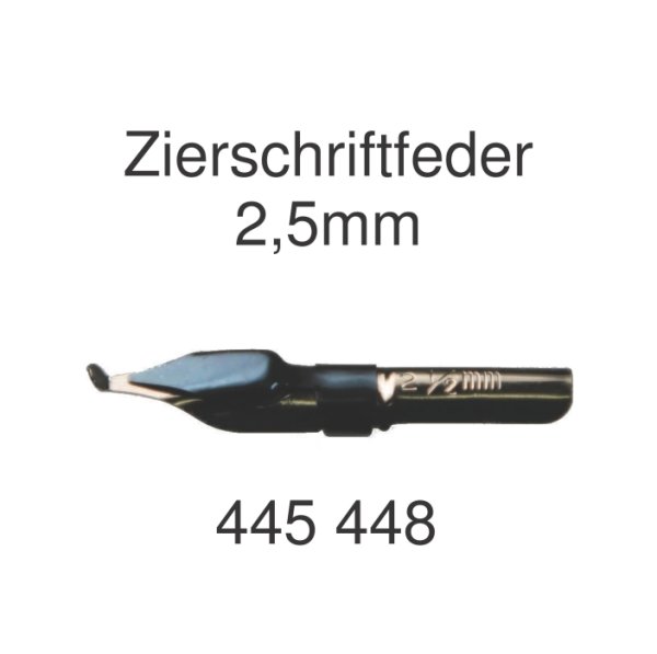 AMI Zierschriftfeder 2,5mm,  5 Stck.