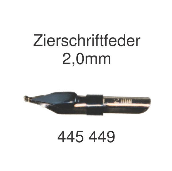 AMI Zierschriftfeder 2,0mm,  5 Stck.