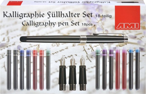 Kalligraphie Füllhalter Set 18tlg.