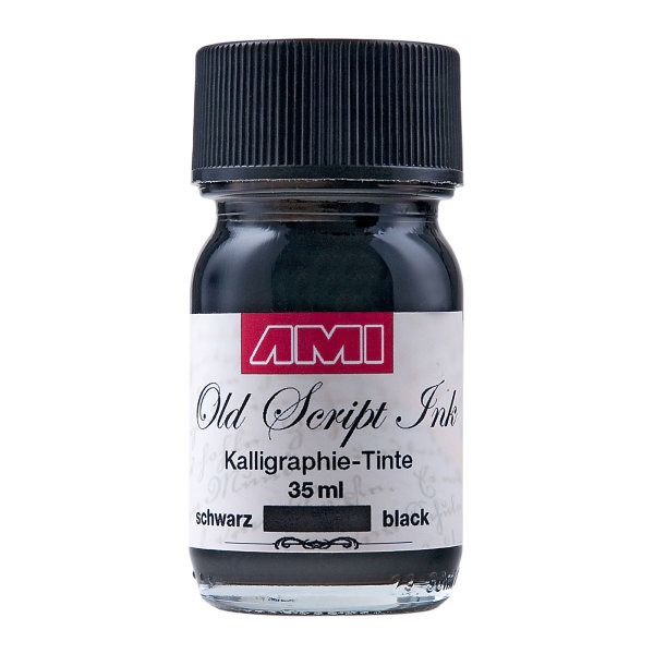 Old Script Ink 35ml Schwarz          VE3