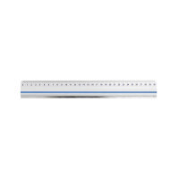 Schneidelineal Aluminium  30cm