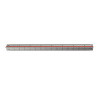 Maßstab Aluminium  30cm