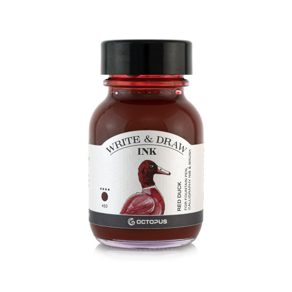 Octopus Write and Draw Ink, 50ml 450 Red Duck