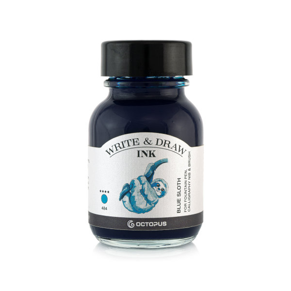 Octopus Write and Draw Ink, 50ml 484 Blue Sloth