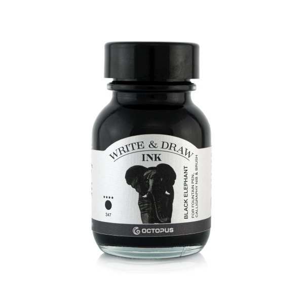 Octopus Write and Draw Ink, 50ml 347 Black Elephant