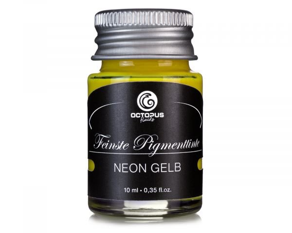 Textmarkertinte, Neon Gelb, 10 ml