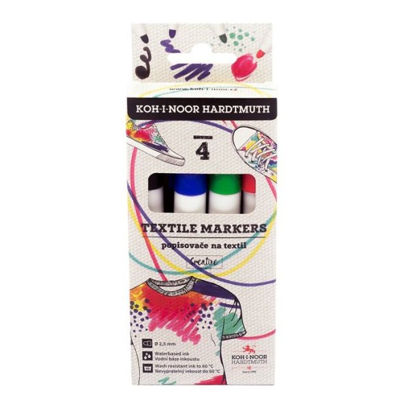 Textil Marker 3205 Set, 4 Farben 773205JD02KS