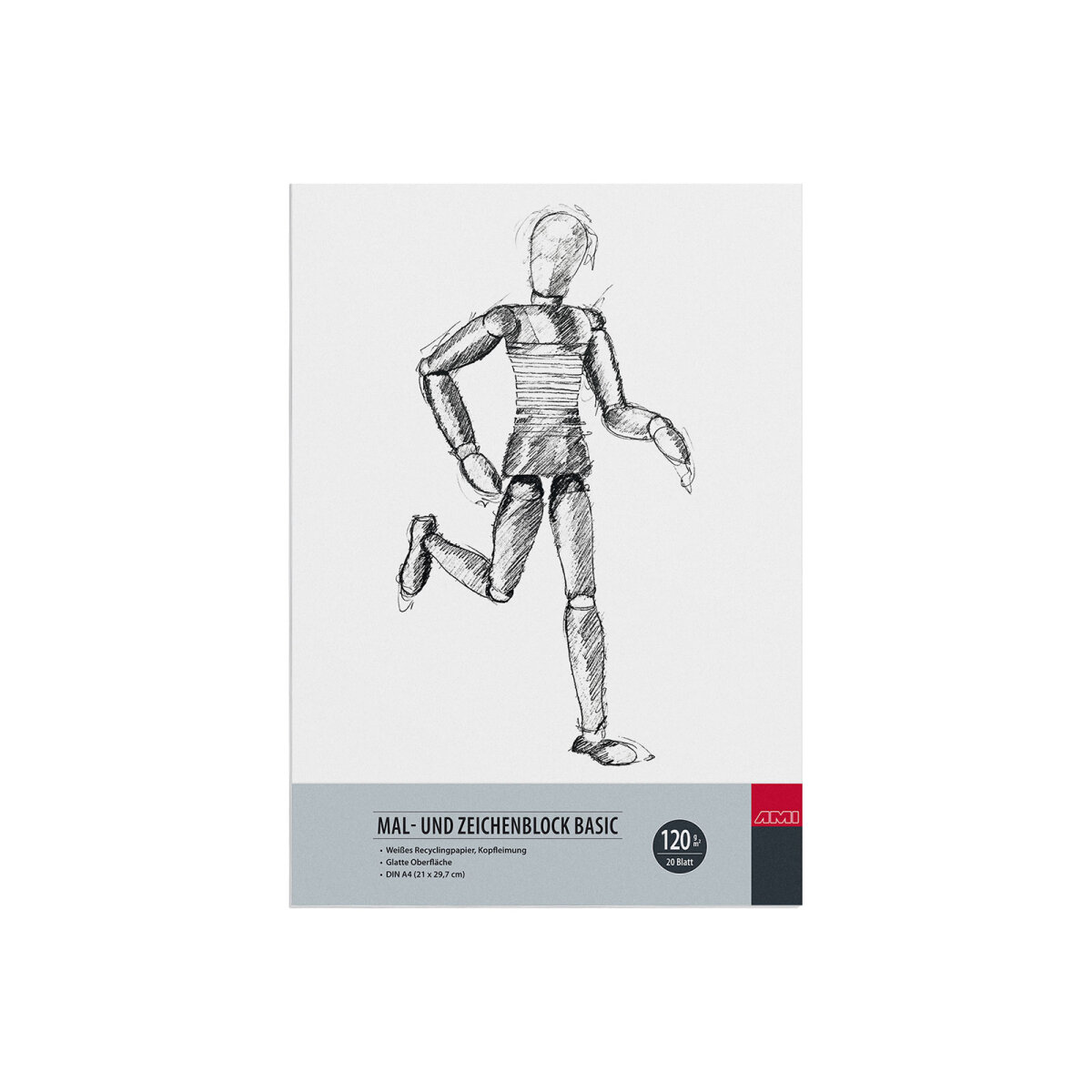 Mal- u. Zeichenblock Basic 120g, A4