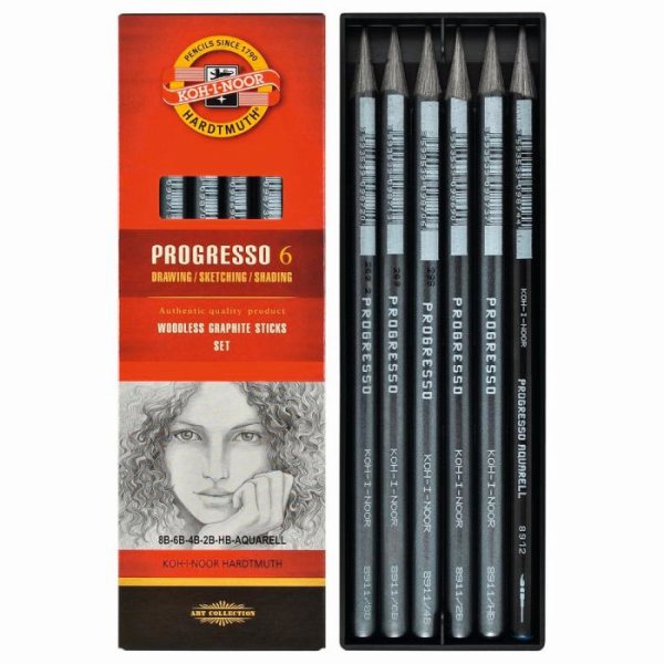 Progresso Graphitstifte Set 6tlg. 8915006001PZ