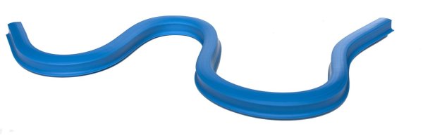 Kurvenlineal 40cm blau, ohne Skalierung 071701800001