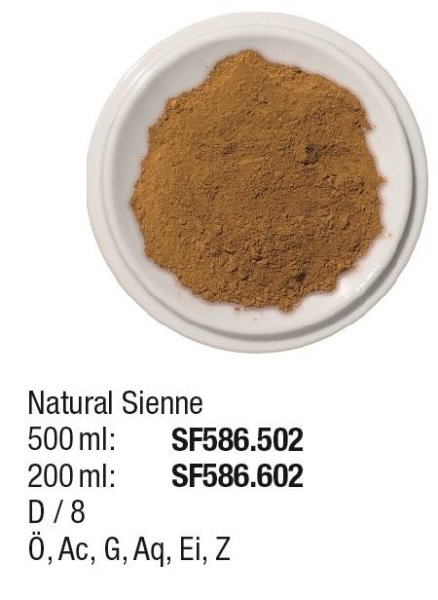 Pigmente 500ml Natural Sienne