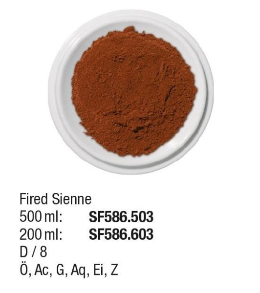 Pigmente 500ml Fired Sienne