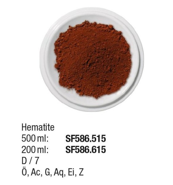 Pigmente 500ml Hematite