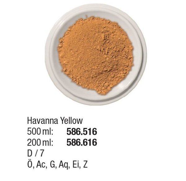 Pigmente 500ml Havanna Yellow