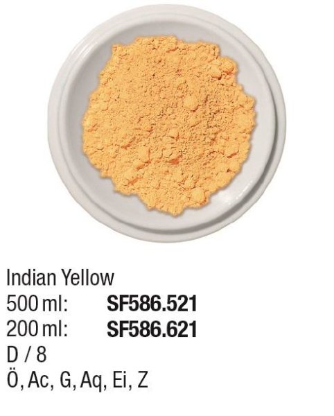 Pigmente 500ml Indian Yellow