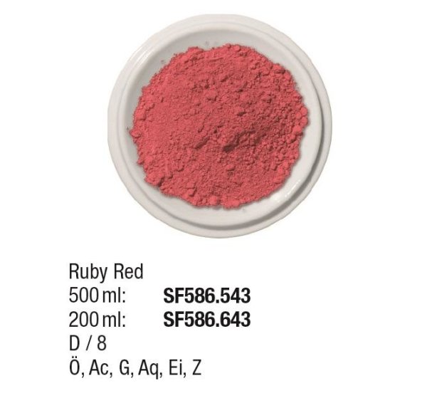 Pigmente 500ml Ruby Red