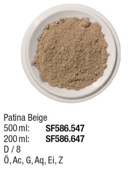 Pigmente 500ml Patina Beige