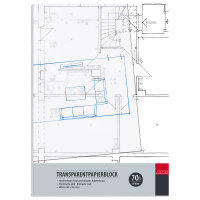 Transparentpapierblock  70g, A2, 50Bl.