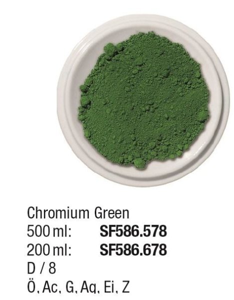 Pigmente 500ml Chromium Green