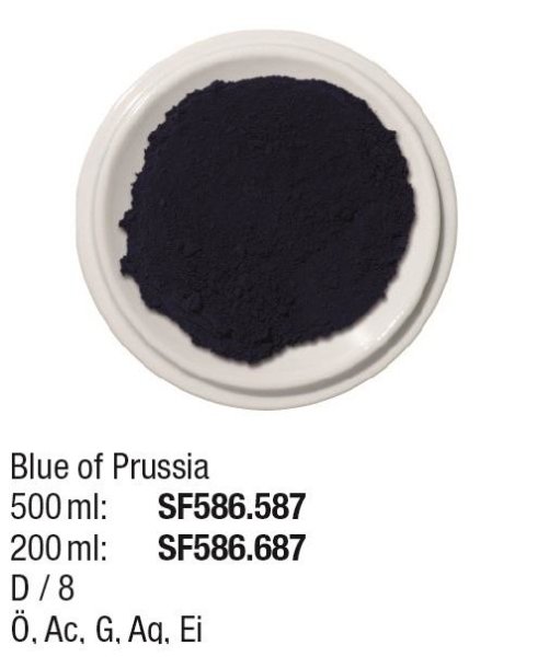 Pigmente 500ml Blue of Prussia