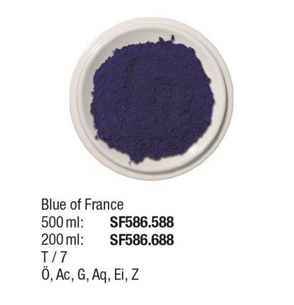 Pigmente 500ml Blue of France