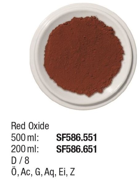 Pigmente 200ml Red Oxide