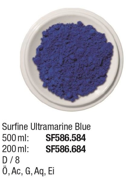 Pigmente 200ml Surfine Ultramarine Blue