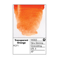 Grumbacher Finest Watercolor 14ml Transparent Orange