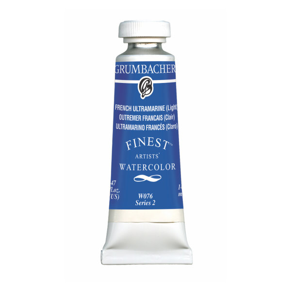 Grumbacher Finest Watercolor 14ml French Ultramarine (Light)