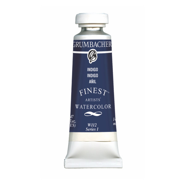 Grumbacher Finest Watercolor 14ml Indigo