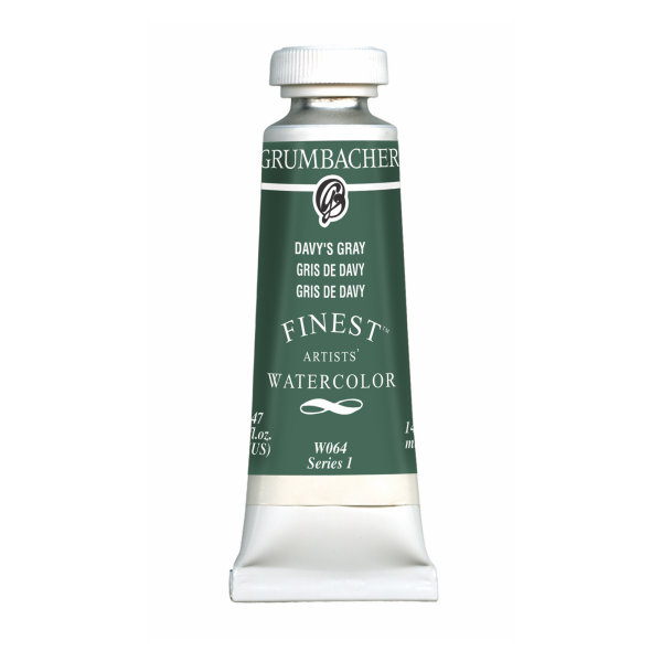 Grumbacher Finest Watercolor 14ml Davys Gray