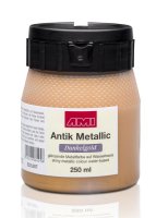 Antik Metallic 250ml Dunkelgold