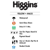 Pigmented Ink, Yellow,1oz