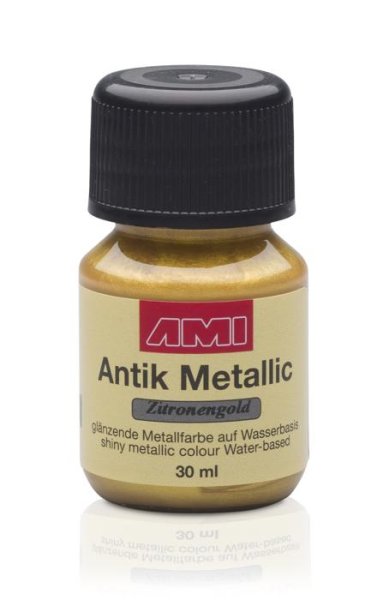 Antik Metallic  30ml Zitronengold    VE3