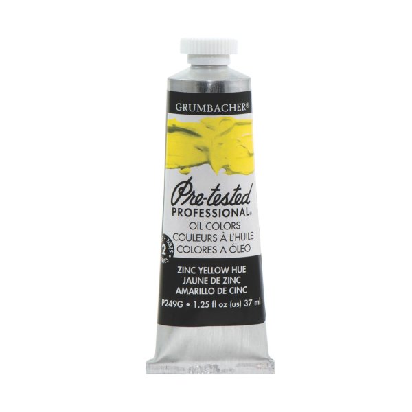 Grumbacher Pre-tested Prof. Oil Colors 37ml, Zinc Yellow