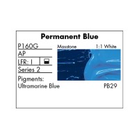 Grumbacher Pre-tested Prof. Oil Colors 37ml, Permanent Blue