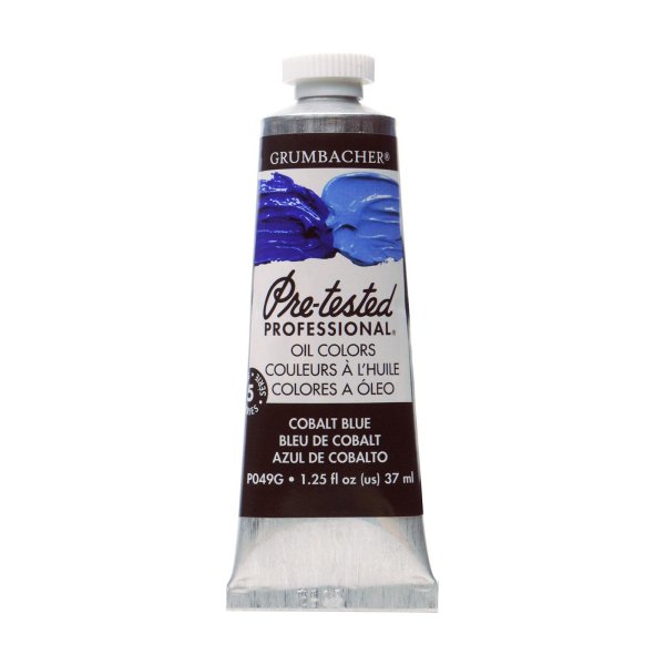 Grumbacher Pre-tested Prof. Oil Colors 37ml, Cobalt Blue