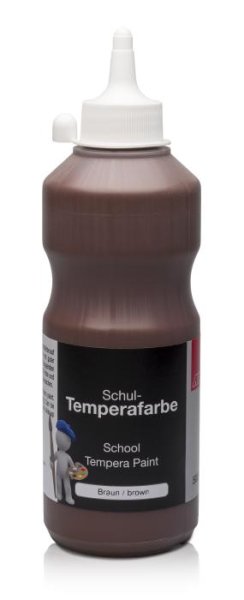 AMI Schul-Temperafarbe 500ml Braun