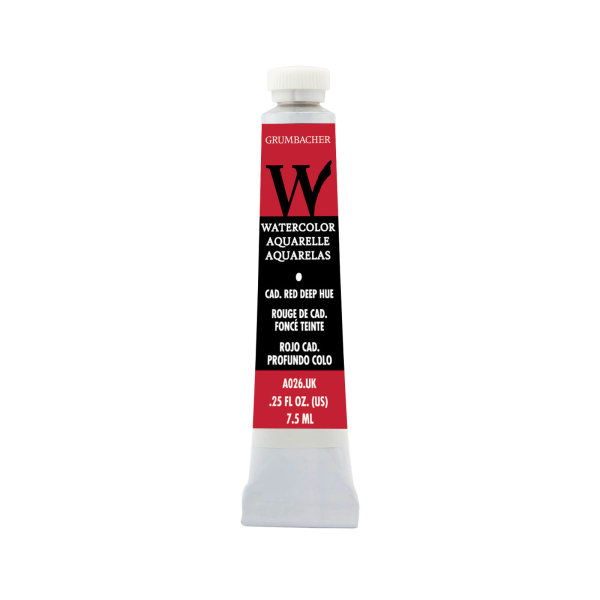 Grumbacher Watercolor 7,5ml Cadmium Red Deep Hue