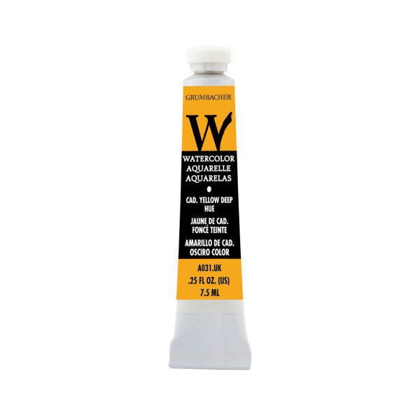 Grumbacher Watercolor 7,5ml Cadmium Yellow Deep Hue