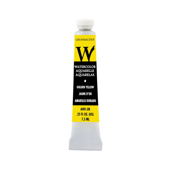 Grumbacher Watercolor 7,5ml Golden Yellow