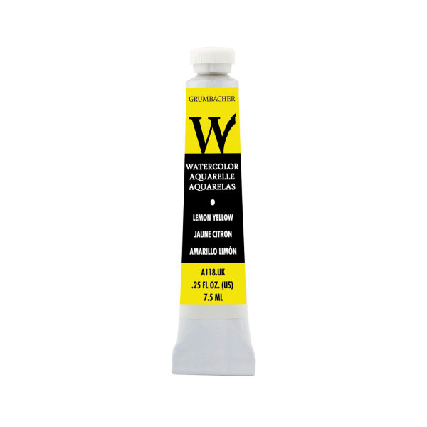 Grumbacher Watercolor 7,5ml Lemon Yellow