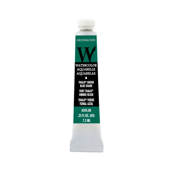 Grumbacher Watercolor 7,5ml Thalo Green (Blue Shade)