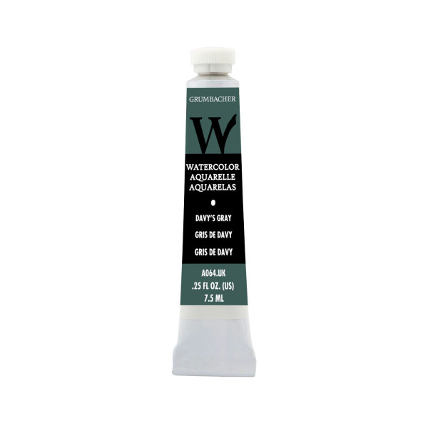 Grumbacher Watercolor 7,5ml Davy`s Gray