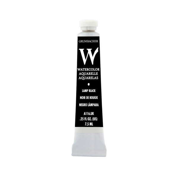 Grumbacher Watercolor 7,5ml Lamp Black