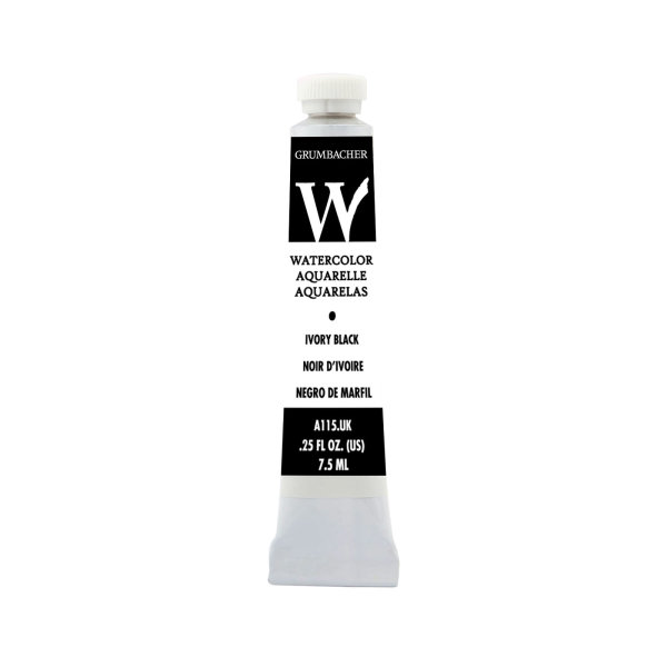 Grumbacher Watercolor 7,5ml Ivory Black