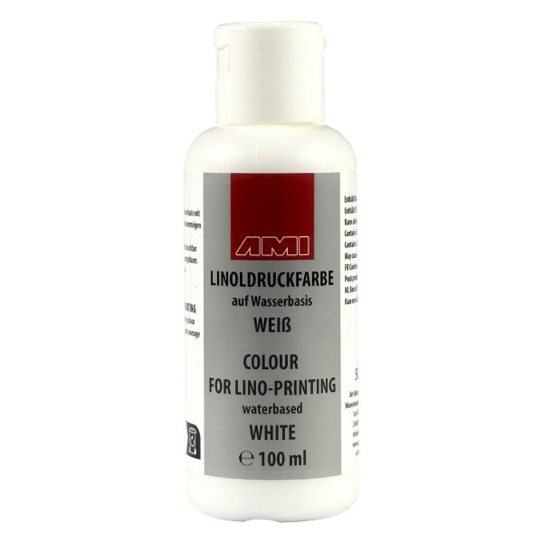 Linoldruckfarbe  100ml weiß
